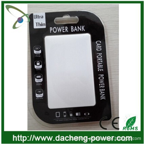 Christmas best selling power bank 2600mah gift credit card power bank